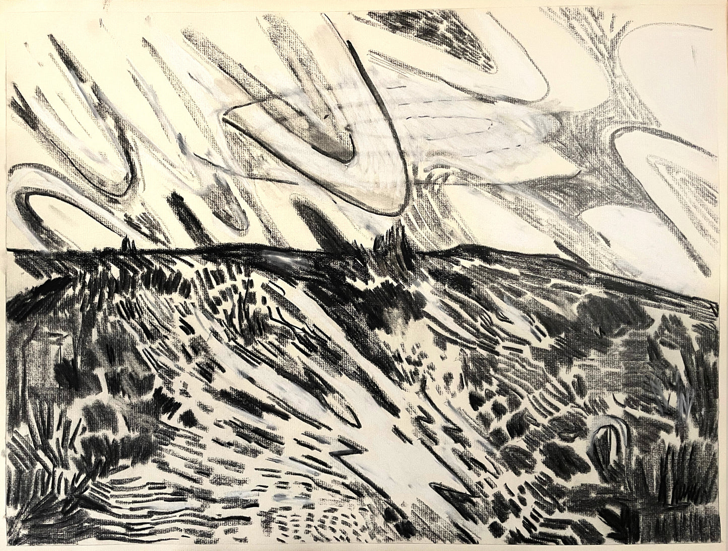 Charcoal on Paper, 18"x24"