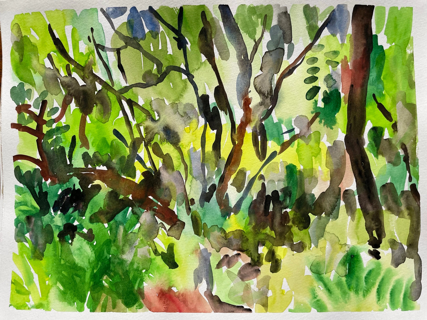 Watercolor on Paper, 9"x12"