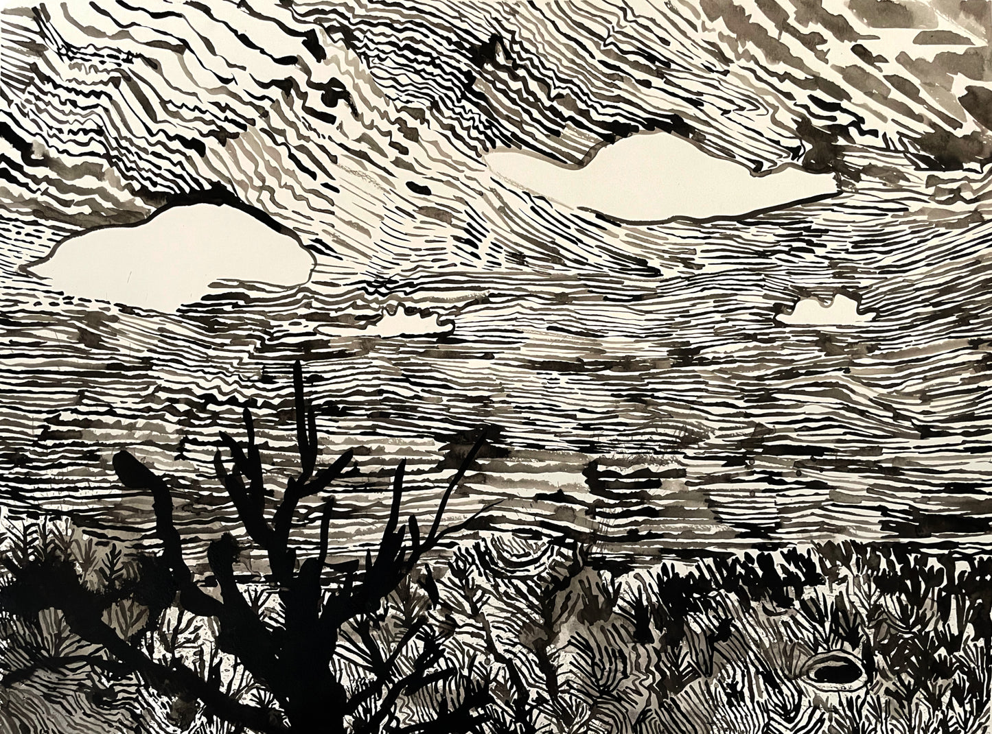 Ink on Paper, 18"x24"