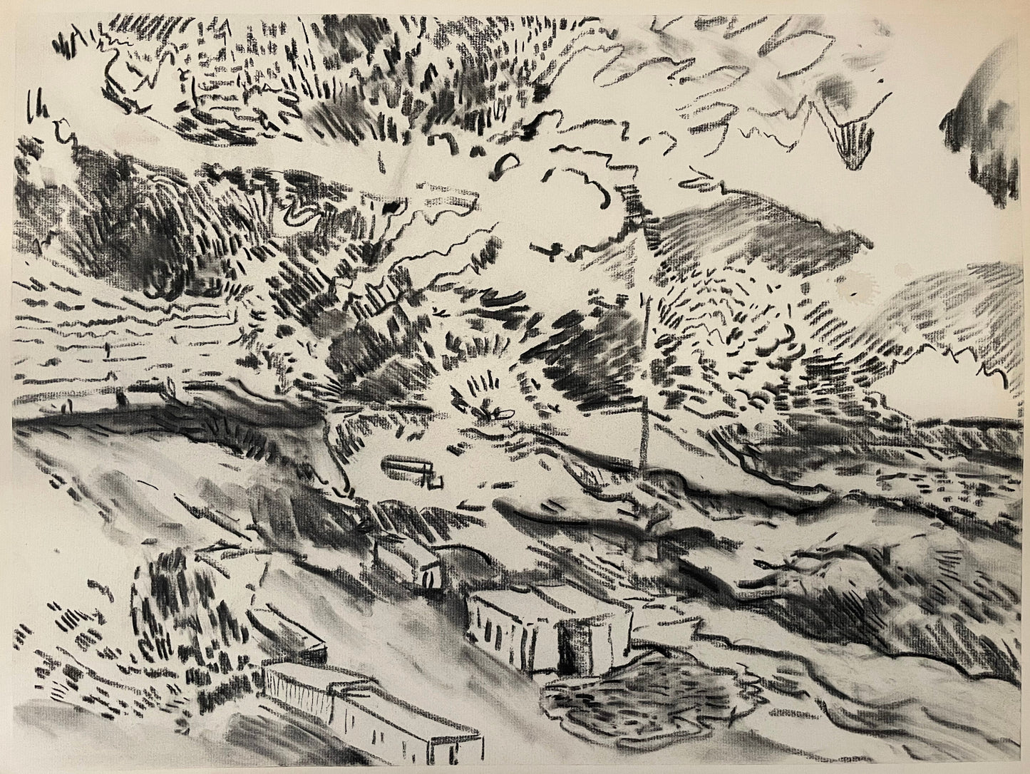 Charcoal on Paper, 18"x24"