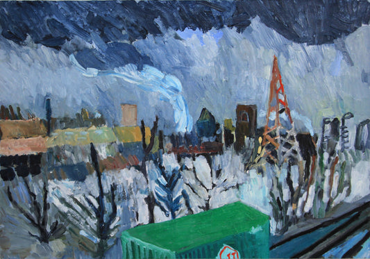 Oil on Panel, 16"x23"