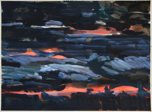 Oil on Paper, 15"x20"