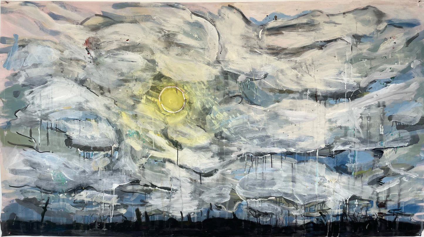 Oil and Acrylic on Linen, 4'x7.5'