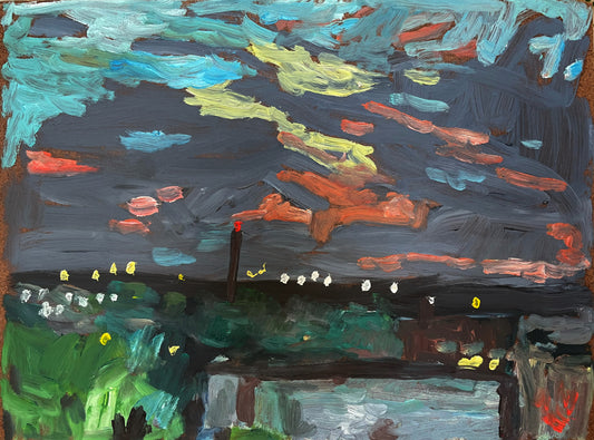 Oil on Panel, 12"x16"