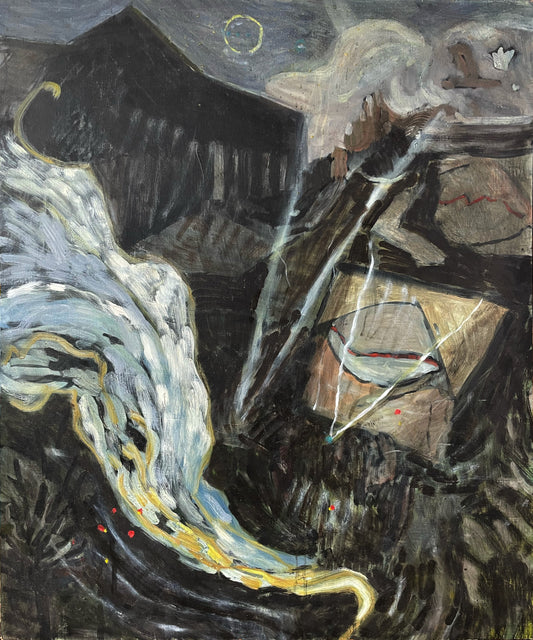 Oil on Panel, 33"X22"