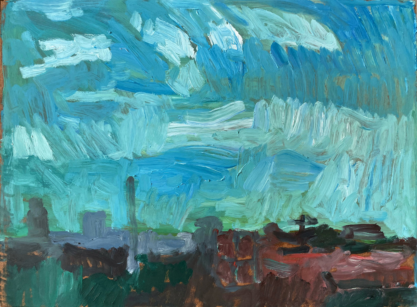 Oil on Panel, 12"x16"