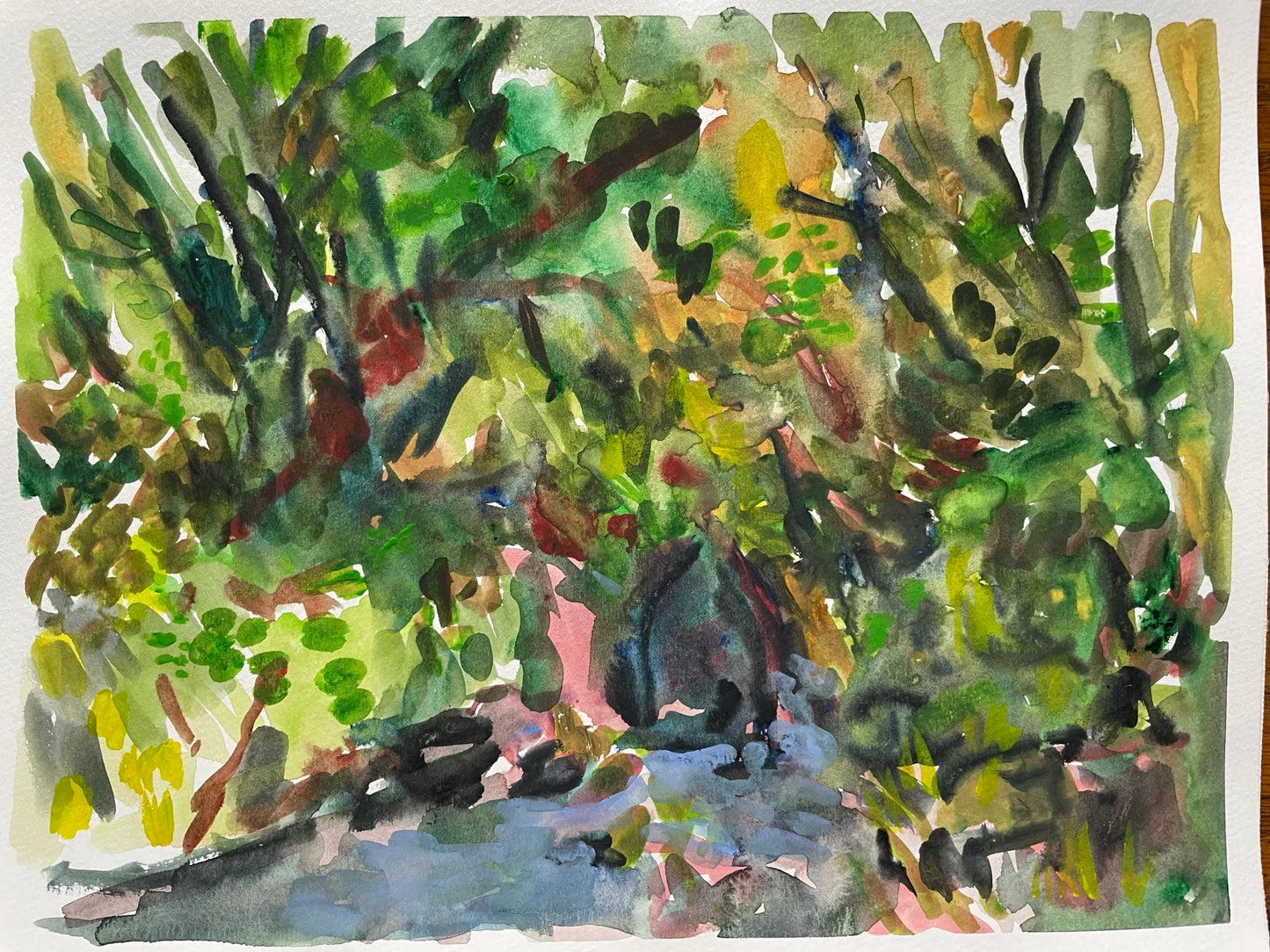 Watercolor on Paper, 9"x12"